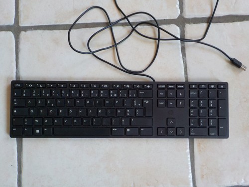 Clavier filaire azerty noir - filaire,