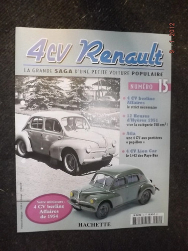 Fascicule 4cv renault la - renault, 15