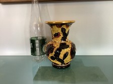 Vase  en faïence de Monaco Décor Poissons