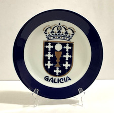 Vintage SARGADELOS Galicia “Coat of Arms Crest” Region in Spain 10.5” Plate