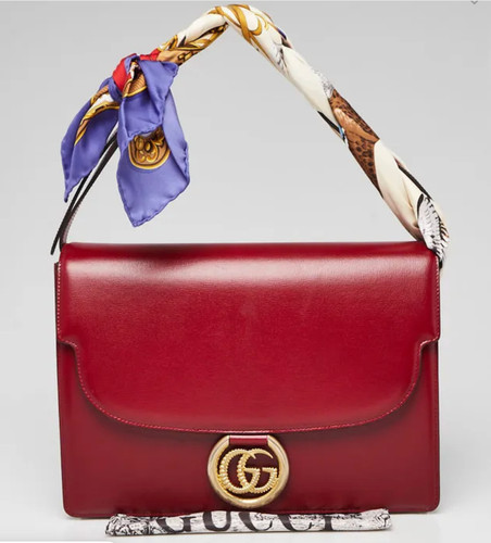 Gucci burgundy shoulder bag - burgundy,