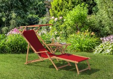 Chaise longue de jardin, bain