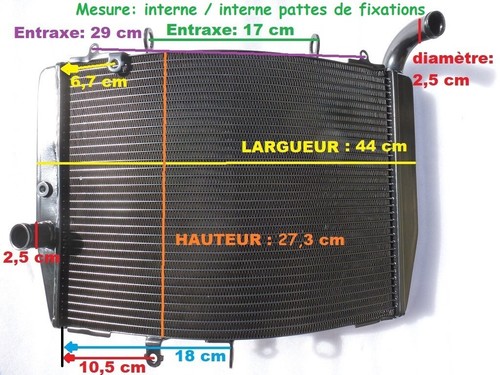 Radiateur 600 cbr - cbr, rr