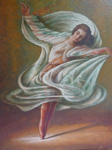 Beau ancien tableau - beau, À