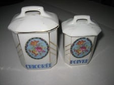 2 Pot à épice ancien en