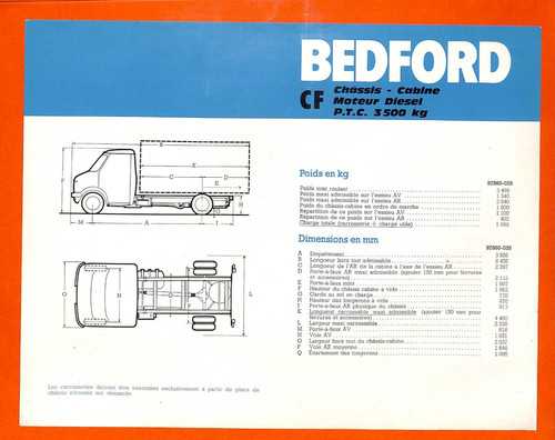 Bedford trucks cf - bedford,