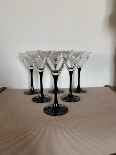 Lot verres martini - de, à