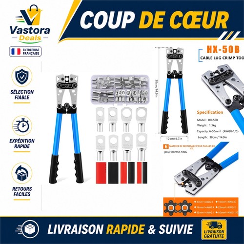 Pince sertir pour câble de - pince, à
