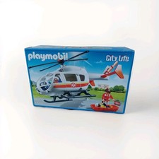 Playmobil 6686 "City Life": Hélicoptère Médical/ Boîte Complète