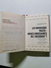 Les médecins nazis : boucs