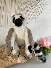 1124⚜️ Plush blanket small lemur monkey zoo La Palmyre height 20 cm