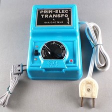 Gégé HO transformer Prim-Elec blue DC transformer 110/220V to 12v power cable