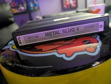 US Seller - Metal Slug 4 - Neo Geo MVS ARCADE CARTRIDGE Tested & working SNK