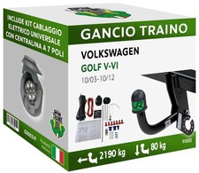 Attelage Fixe pour VW GOLF