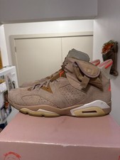 Size 13 - Jordan 6 Retro x Travis Scott Mid British Khaki OG All DH0690-200 USED