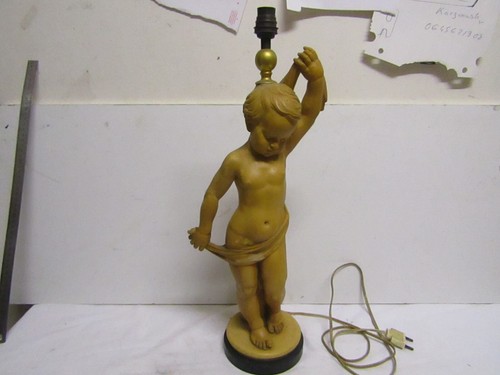 Ancienne lampe ange angelot - ancienne,