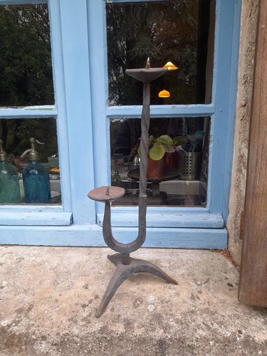 Bougeoir chandelier fer - bougeoir,
