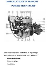 MANUEL ATELIER Moteur PERKINS