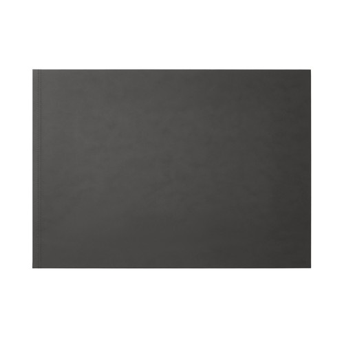 Sous main bureau - cuir, gris