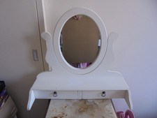 Petite coiffeuse vintage bois