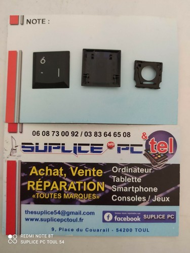 Touche seule dv9000 noir - touche,