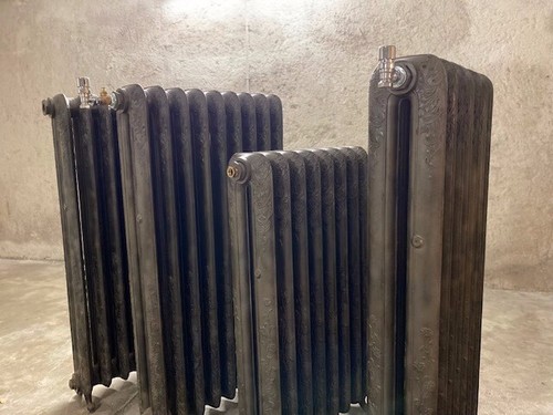 Radiateur fonte fleurie - fonte,