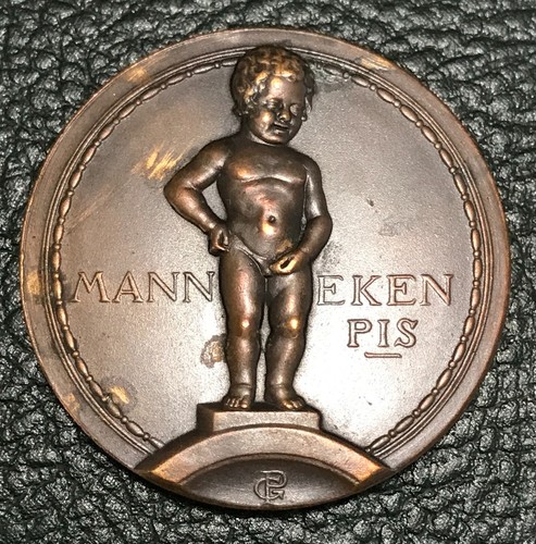 Belgique médaille manneken - belgique,, mÉdaille,