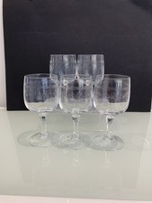 crystal arches 5 glasses white wine Matignon model 