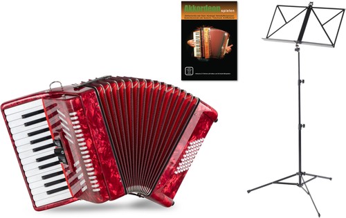 Accordeon piano rouge - piano,
