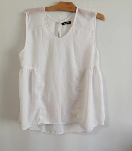 Blouse blanche polyester non