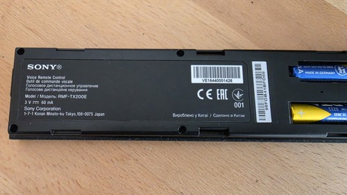 Sony télécommande vocale - vocale, tv