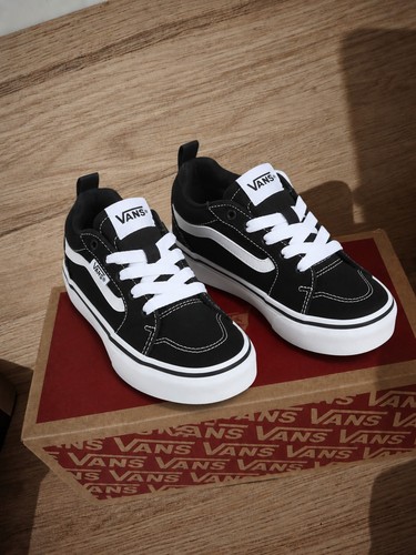 Vans baskets noires blanches - vans, noires/blanches