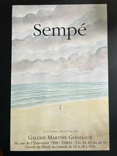 Affiche vintage Sempé 1999