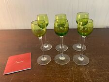 Lot 6 verres à digestif mousse en cristal de Baccarat (prix des 6 verres)