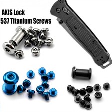 Vises en titane pour couteau pliable à verrouillage AXIS Benchmade 537 Bailout