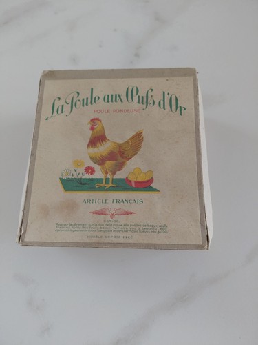 Ancien jouet poule aux - -,