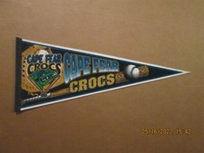SAL Cape Fear Crocs Vintage Defunct Circa 1999 Team Logo Baseball Pennant