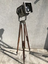 Restored Creamer A.E Projector on Wooden Surveyor Tripod