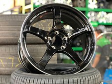 Neuf 18x8.5J AOW TC4 Flow Formed (4 roues) NOIR 5x114.3 CONVIENT POUR HONDA T...