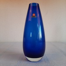 Vase Ingrid bleu cobalt