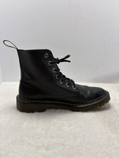 Dr. Martens Luana Womens 9 Black Leather Combat Boots Lace Up Y2K Doc