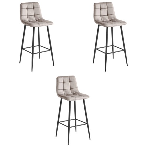 Tabouret arceto velours - tabouret,