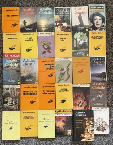 Lot ouvrages agatha - ouvrages,