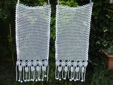 paire de petits rideaux faits