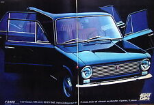 ADVERTISEMENT FIAT 124 7 HP TAX 145 KM/H DISC BRAKES ON 4 WHEELS 4-5 DOOR