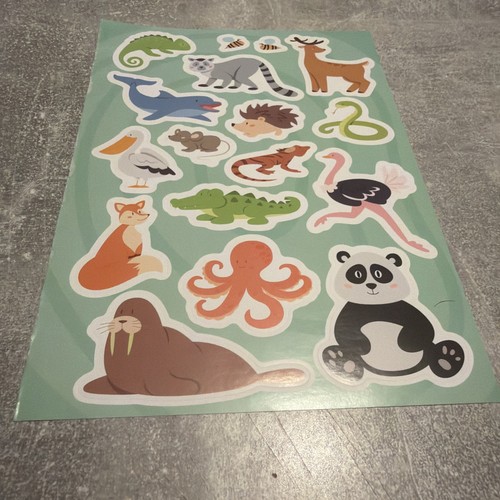 Stickers animaux trop mignons - animaux,