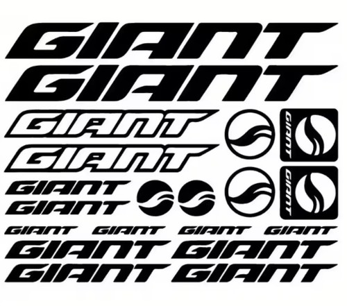 Stickers giant noir - 19,