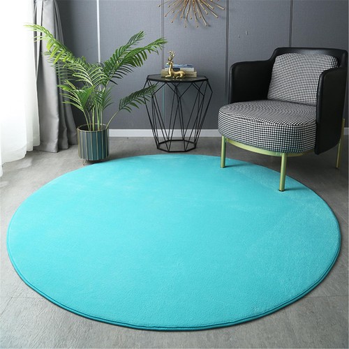 Tapis rond couleur - rond, unie