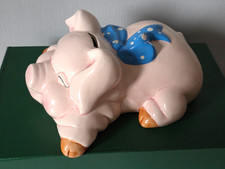 TIRELIRE ANCIENNE COCHON ROSE