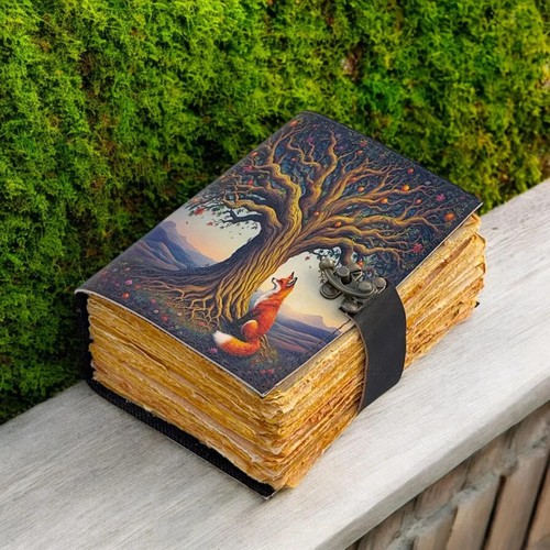 Journal cuir renard - renard,